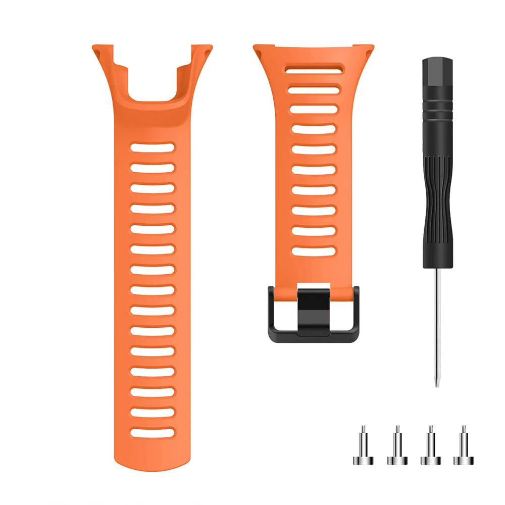 Durable 24mm Silicone Replacement Strap