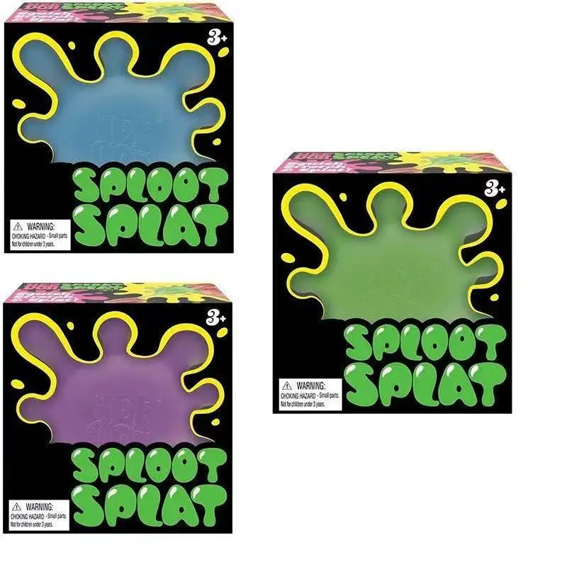 Schylling Needoh Splash Ball Sensorisch Fidget Stressverlichtende Zachte Kubus Anti-Angst Knijpobject voor Concentratie ADHD_voghion.com