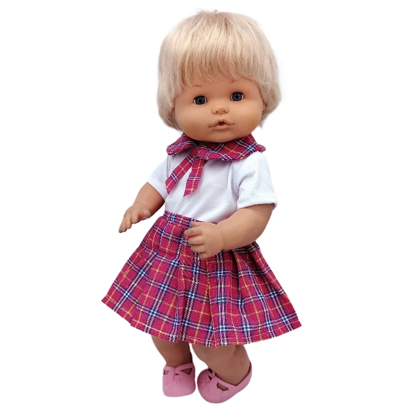 35 cm Babypuppen-Kleidungsset, Hut für 38 cm Nenuco Ropa Y Su Hermanita Spielzeugpuppenzubehör – Detail 18