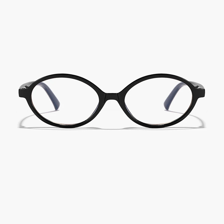 Vintage Retro Style Oval Women's Blue Light Blocking Glasses Frames