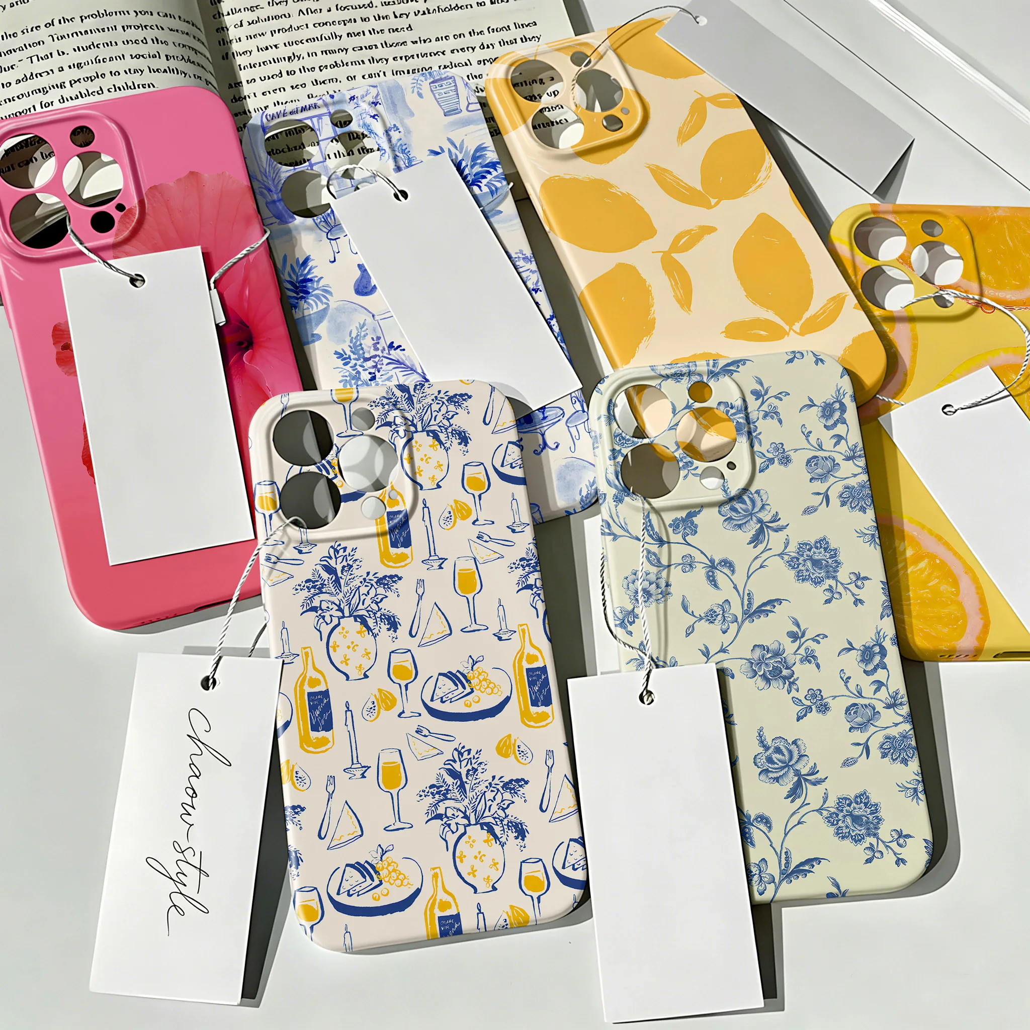 Trendy Summer Series Glossy Film Hard PC Phone Case