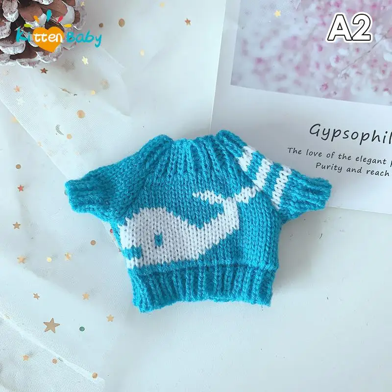 Doll Clothes 1PC For 20cm Idol Dolls Accessories Plush Sweater Stuffed Toy Outfit For Korea Kpop EXO