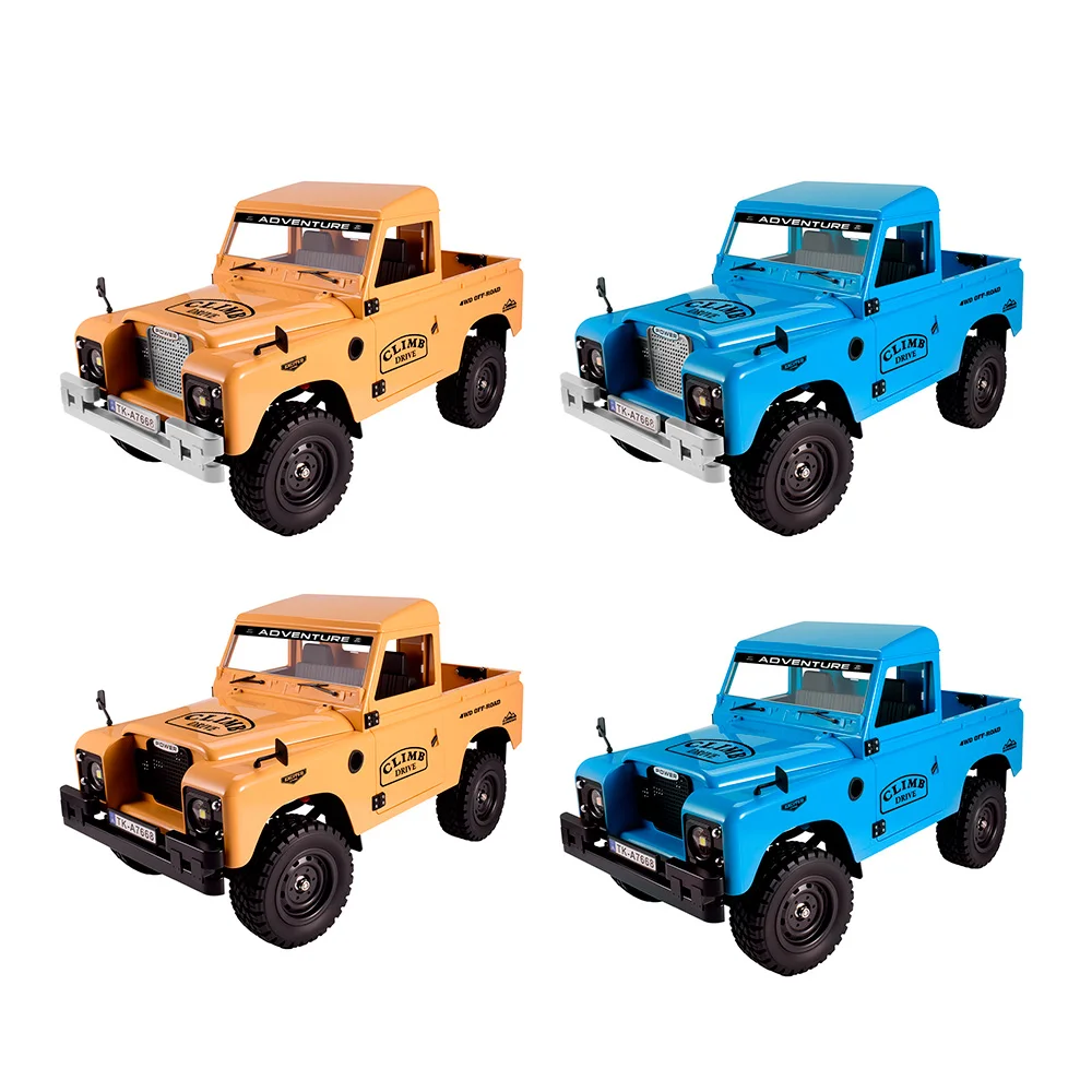 9IMOD RC 크롤러 1:10 4WD 듀얼 속도 380 모터 LED 조명 오프로드 트럭 RTR