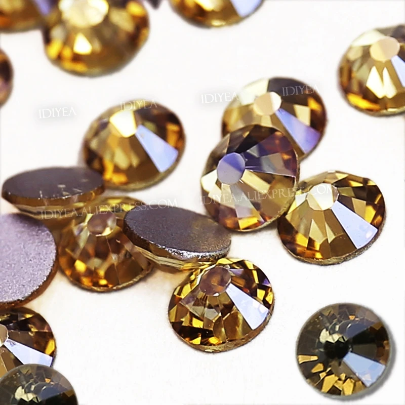 Golden Shadow SS3 SS4 SS5 SS6 SS10 SS20 SS30 zu DIY Nail art Strass Glitter Kristalle Schmuck Nicht HotFix stein decor strass