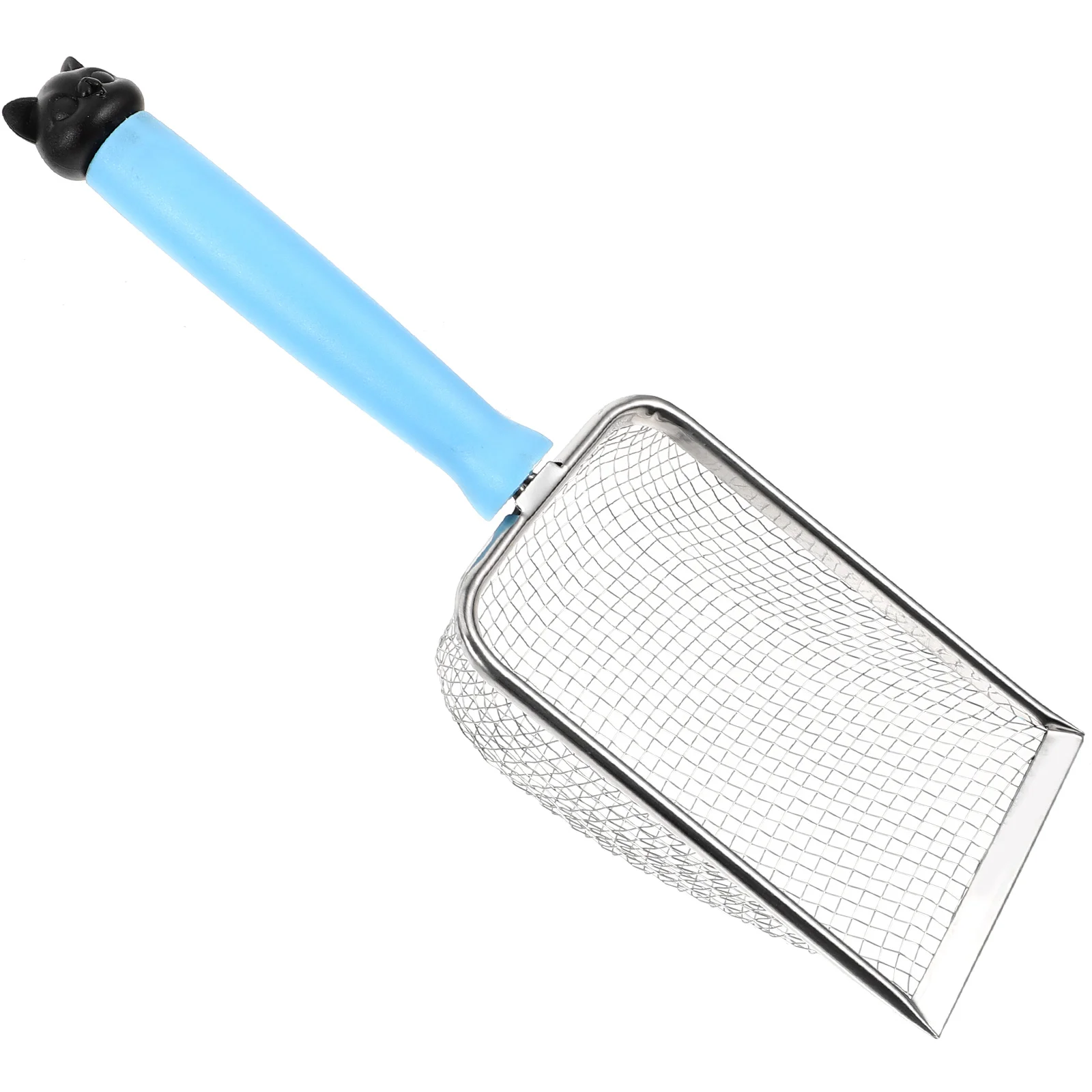 

Cat Litter Scoop Scooper for Cats with Handle Holder Metal Mesh Pet Pp Supplies