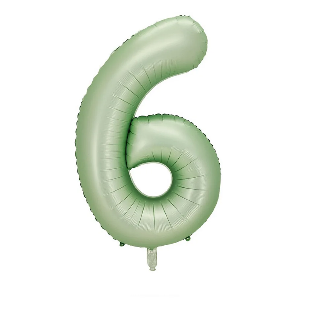 1 Stück 40 Zoll Amerikanische Version Olivgrüner Zahlenballon 0123456789 Matcha-Grün Großer Digitaler Folienballon Geburtstagsparty-Dekoration – Detail 8