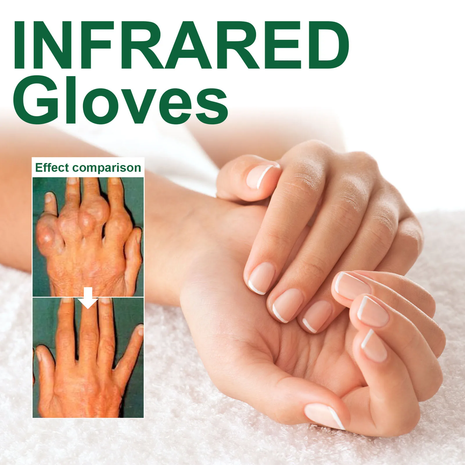 Half Finger Joint Pain Relief Gloves Anti-Arthritis Therapy Compression Sports Gloves For Women Men Therapy Wristband fingerless gloves compression gloves gym gloves