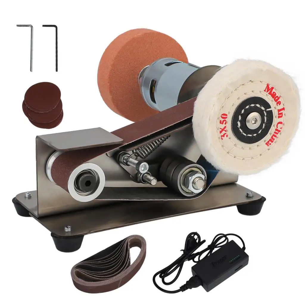 Multifunctional Mini Electric Belt Sander DIY Polishing Grinding