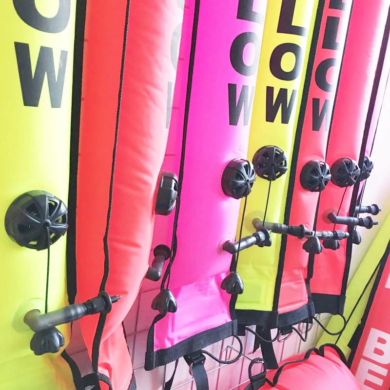 Scuba Diving SMB Professional Safety Reflective Surface Marker Buoy DIVE1.2-1.5M