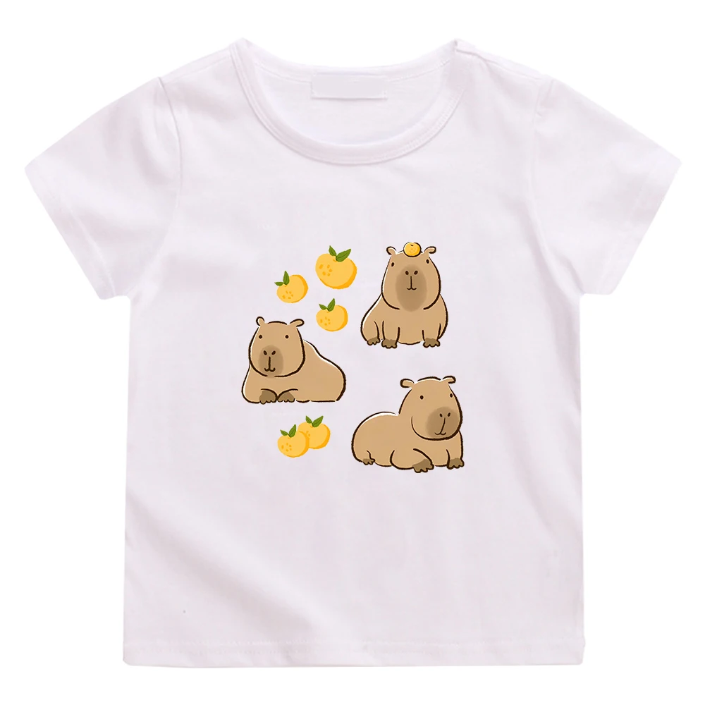 Camiseta Infantil Capivara Capybara Inlove Meme Menino