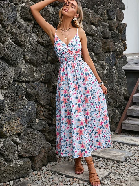 vestido largo de verano para mujer 2023,vestidos para mujer,vestidos largos  de mujer,vestido verano suelto,ropa de mujer,vestidos baratos con envíos  gratis - AliExpress