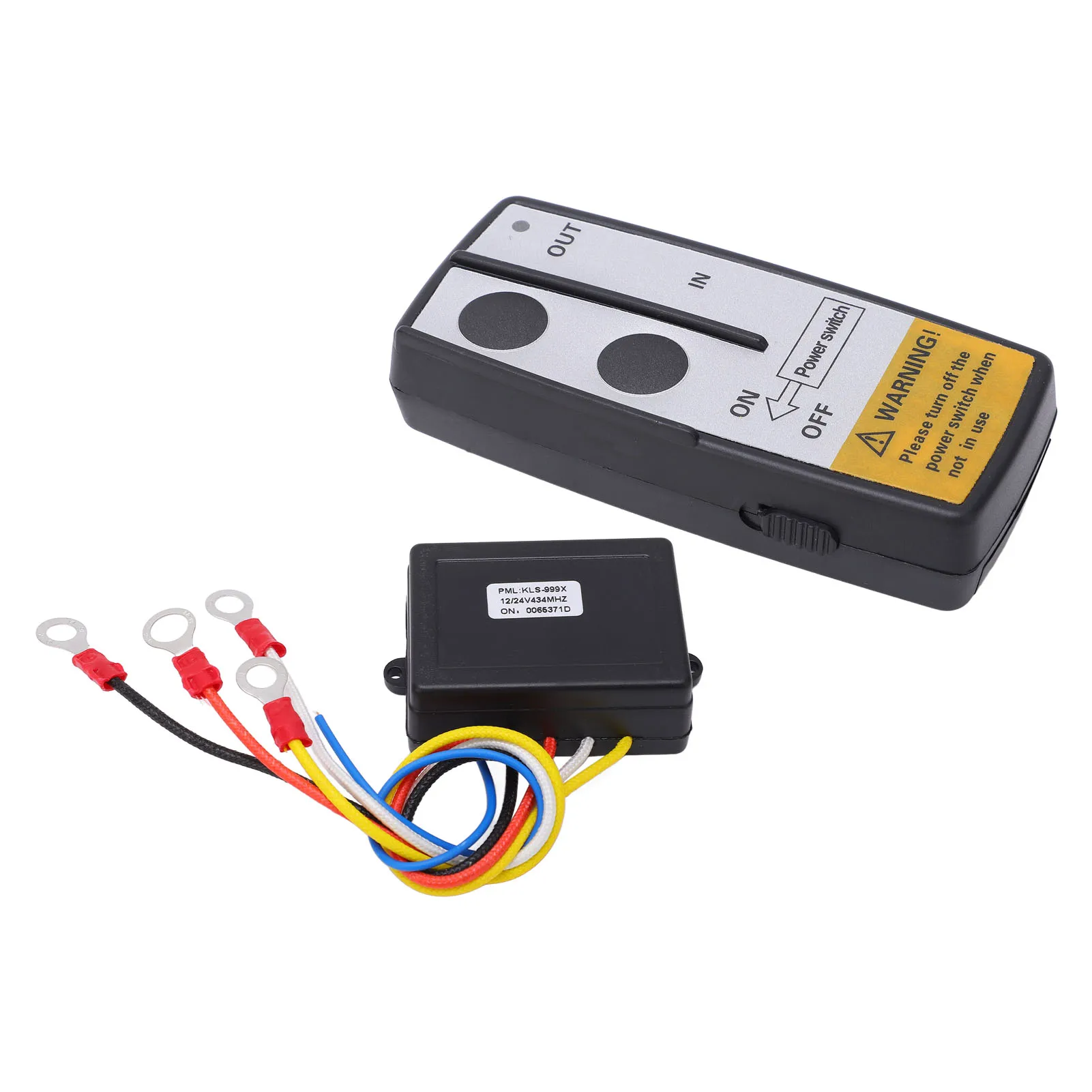 Winch Remote Control Wireless Winch Remote Control Kit with Receiver 12V 24V 75ft Long Range Universal Accessory 75ft Wireless Winch Remote Control