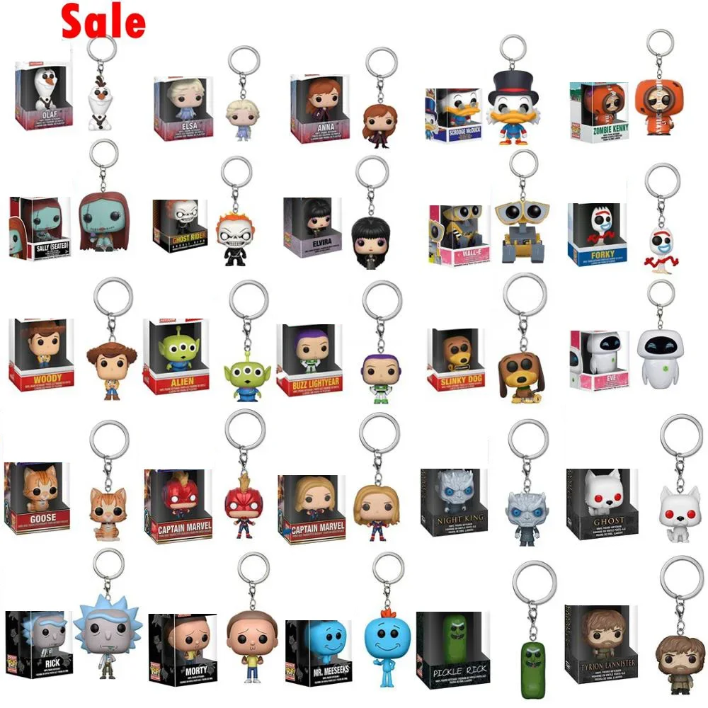 thumbnail image 2 of Funko Nuevo Llavero Disney Frozenn 2 Elsa AnnaThrones Olaf Toy Story Pixar EVE WALL-E Juguetes Muñeca Juego de Jon Snow Sailor Moon Juguete, 2 of 5