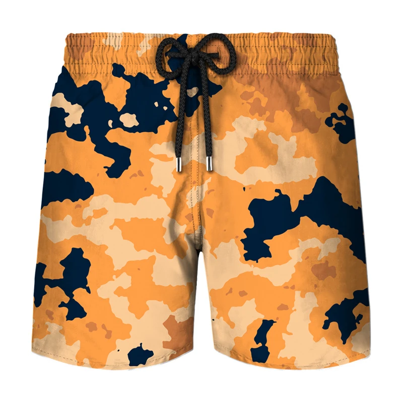 Tree Leaf Camouflage 3d Printed Shorts For Men Casual Sports Breathable Short Pant Summer Fashion Trend Clothes Shorts Trousers 2