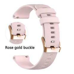 Premium 20mm Silicone Sport Strap for Huawei Honor Magic Watch 2 - Sleek and Durable Replacement Watchband (Light pink 1)