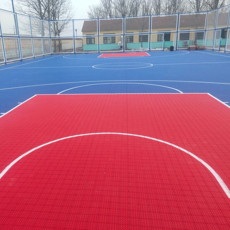 Beable Outdoor Modular Court Of Playground Pp Flooring Tiles For Basketball Pickleball Tennis