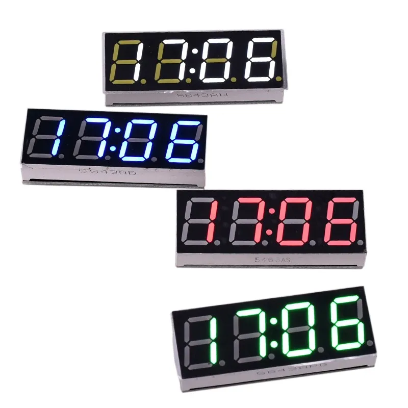 WiFi timing clock module network automatic timing LED digital tube electronic clock kit USB 5V Precise self illumination lcd digital clock digital desk clock digital clock digital table clock