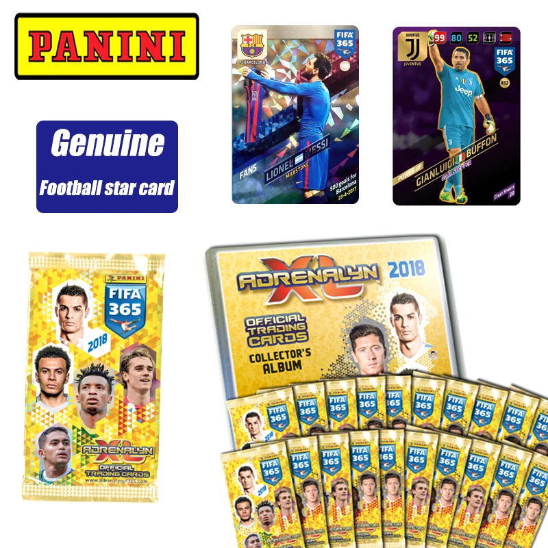 Panini 2018 Fifa365 Messi Football Rare Star Game Toys Limited Edition Collection Card Pacchetto Iniziale Regalo Di Compleanno Di Natale