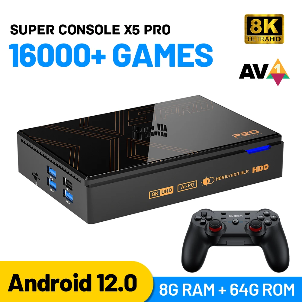 スーパーコンソールx5proビデオゲームコンソール,10000以上の