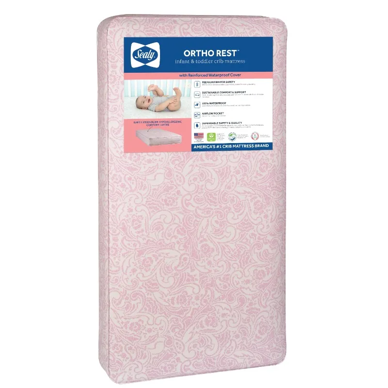 premium-firm-crib-toddler-mattress-150-coil-pink