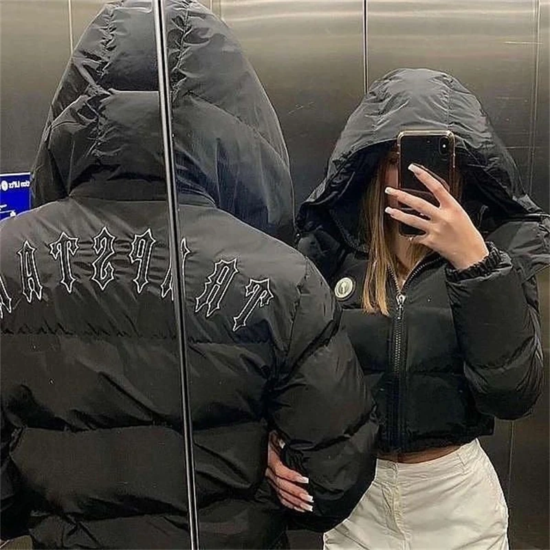 Trapstar London Down Jacket Women Irongate Detachable Hooded Puffer 2022  Women Fashion High Quality Winter Coat - AliExpress