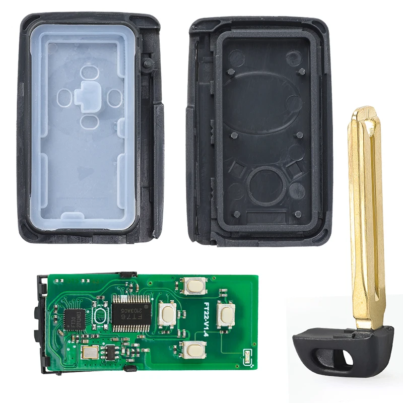 KEYECU-312MHz-314-3MHz-433MHz-271451-0111-HYQ14AAF-Keyless-Go-Smart-Remote-Car-Key-Fob-per.jpg Keyforkess 312MHz / 314.3MHz / 433MHz 271451-0111 HYQ14AAF Keyless-Go Smart Remote Car Key Fob per Toyota Avalon 2005 2006 - KEYECU 312MHz 314 3MHz 433MHz 271451 0111 HYQ14AAF Keyless Go Smart Remote Car Key Fob per