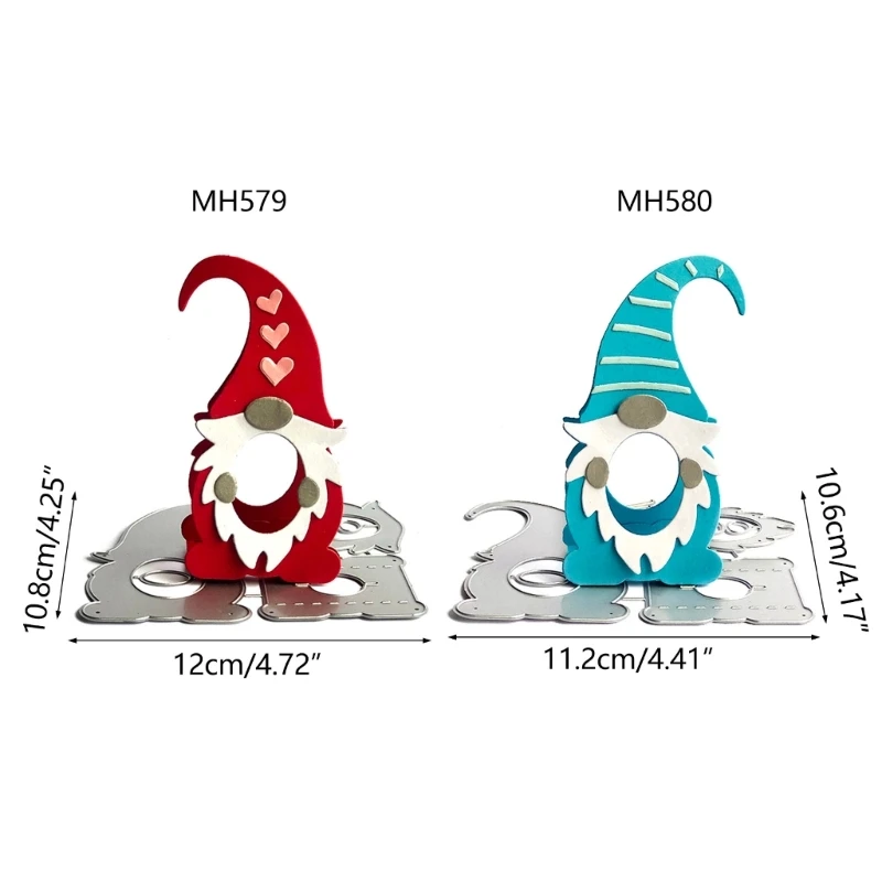그놈 금속 절단 다이 DIY 공예 탄소강 엠보싱 템플릿 스텐실 스크랩북 카드 다이 컷 금형 공예
