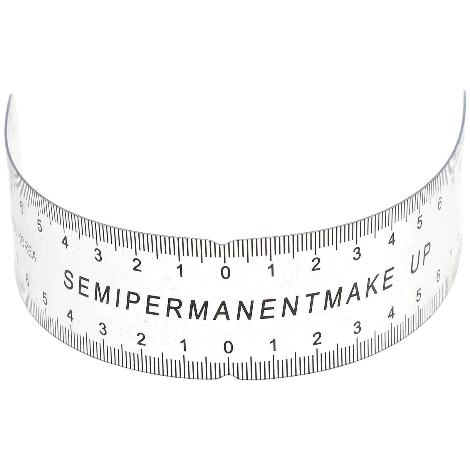 

1pc Eyebrow Embroidery Curved Ruler Plastic Permanent Positioning Radian Ruler