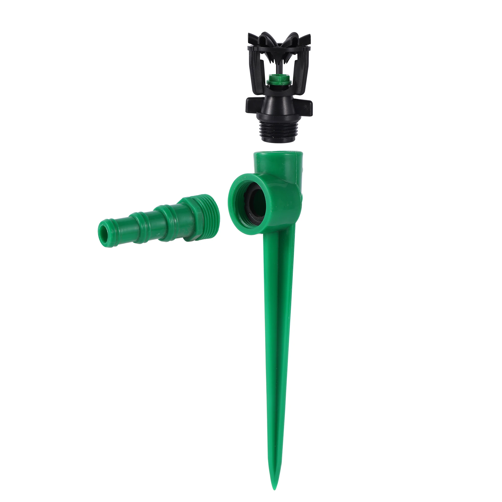 Garden Lawn Rotating Sprinkler 1/2" Male Thread Scattering Nozzle 360 Degree Automatic Rotating Watering Irrigation Sprinklers micro irrigation kit