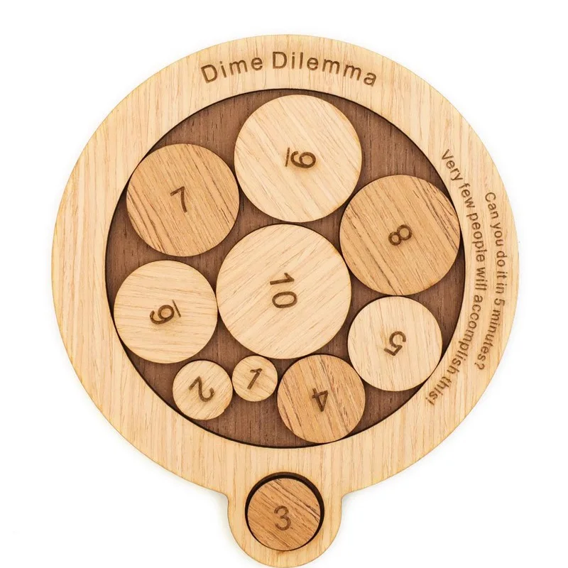 Enigmatic Penny Puzzle Brain Teasers – Engaging IQ Challenge Logic Game and Educational Gift