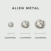 Unique Retro Asymmetrical Metal Coat Buttons, 10pcs 12/17/22mm Irregular Shaped Buttons for Jacket/Suit/Sweater DIY Gold/Silver 2