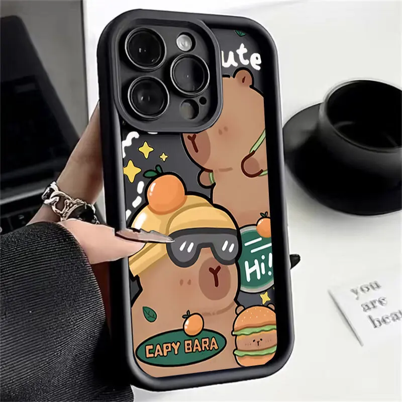 Cute Capybara Design Phone Case - Stylish and Durable Protection