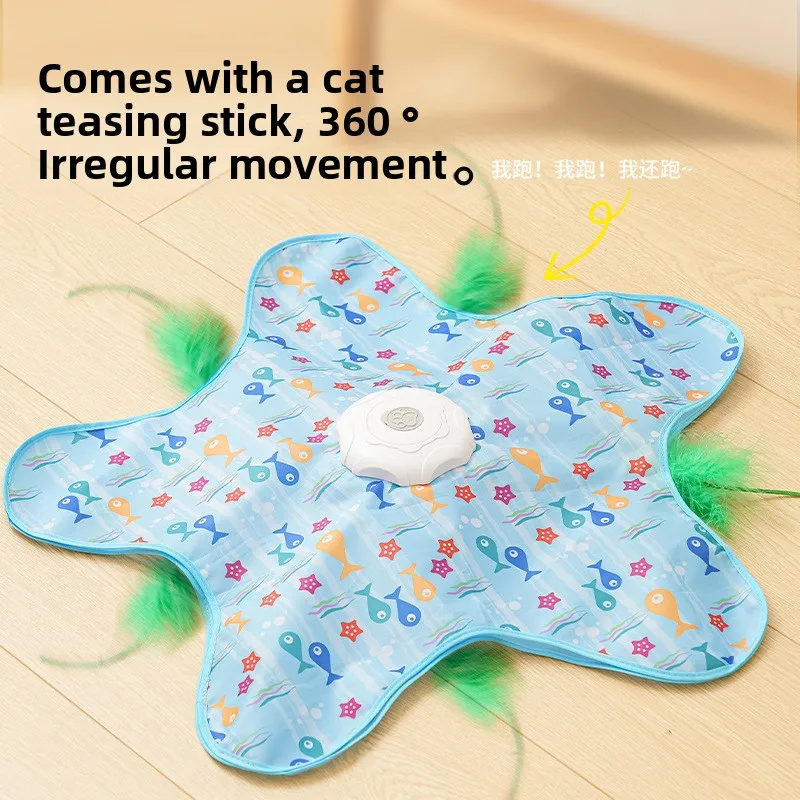 Interactive Hide-and-Seek Motion-Activated Cat Toy 2