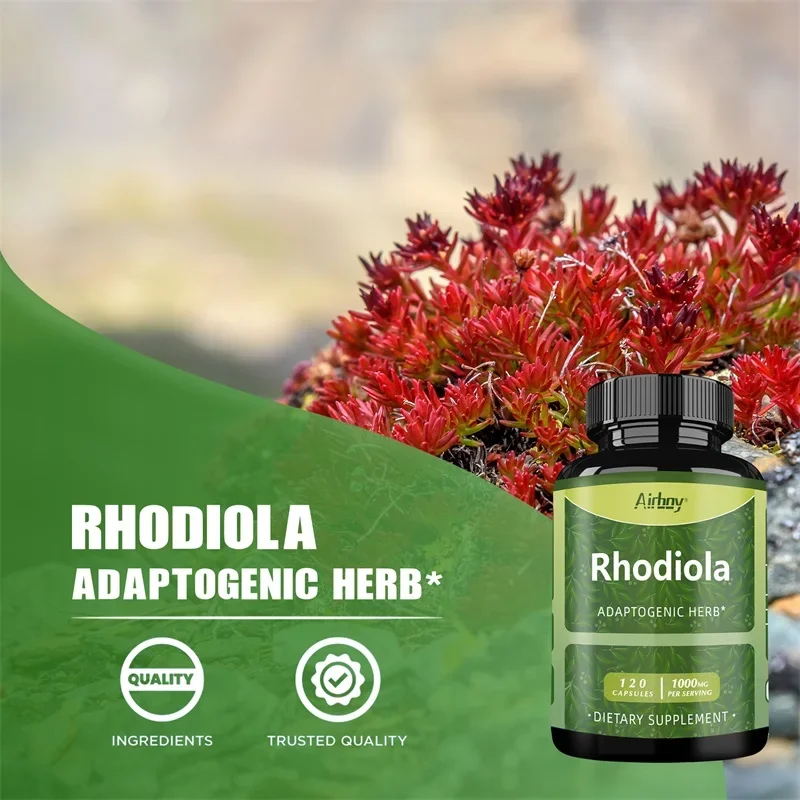 Rhodiola Supplement-Improves Athletic Performance, Endurance, Mood and Motivation, Relieves Anxiety & Improves Mood