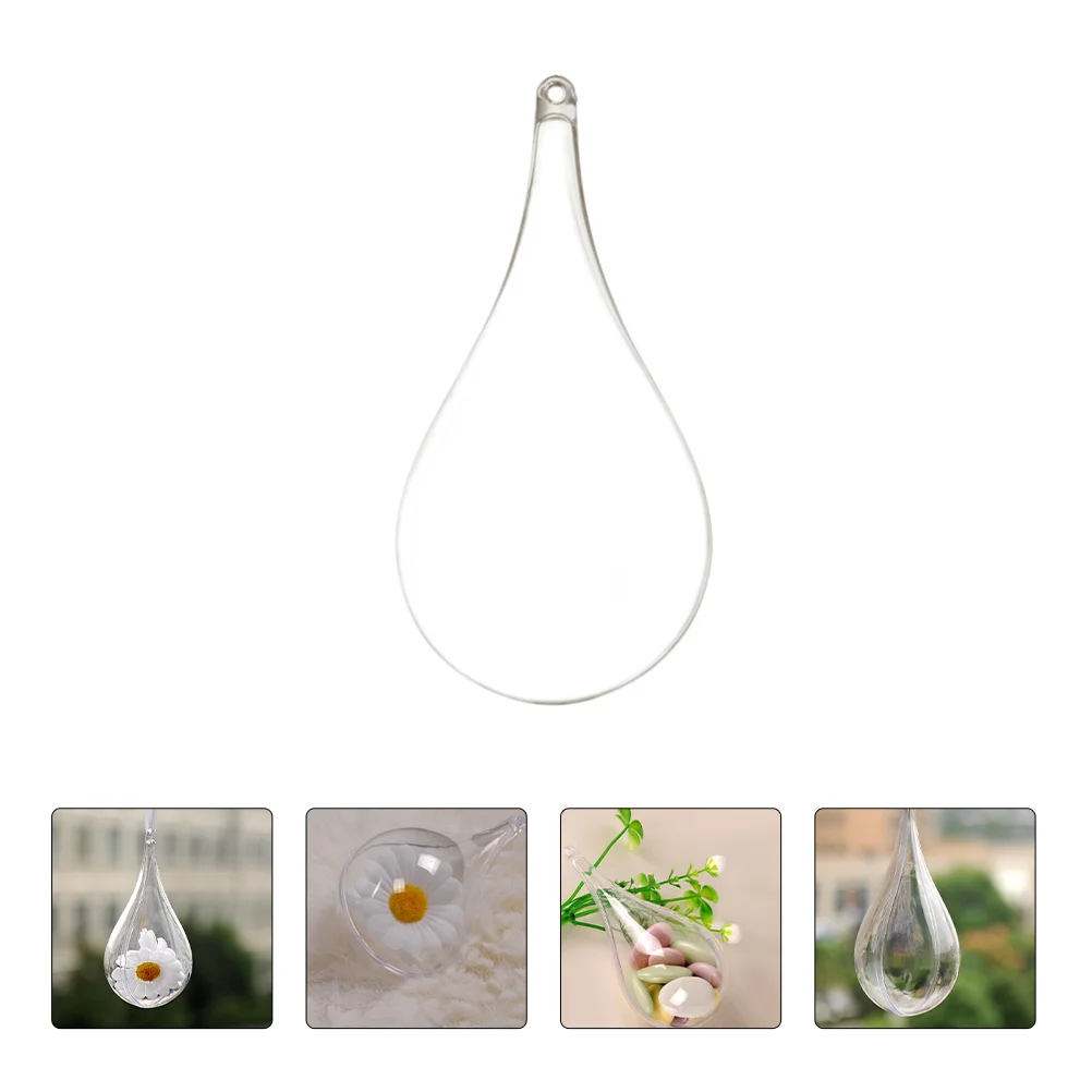 

5 Pcs Party Decorations Plastic Hanging Balls Ornaments Clear Christmas Supplies Preserved Flower DIY Crafts