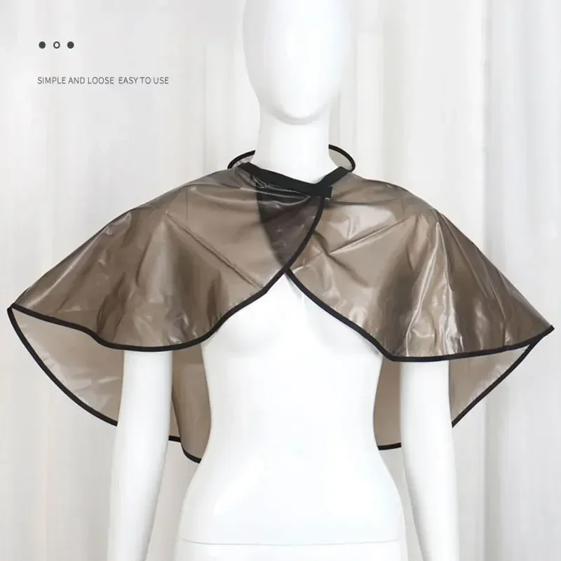 Hair Cutting Collar Waterproof Colouring Cape Barber Cloth Hairdressing Hair Dye Gown Perm Baking Oil Cape Tool Haircut haircut cape hairdressing cape beauty salon apron hairdressing bibs
