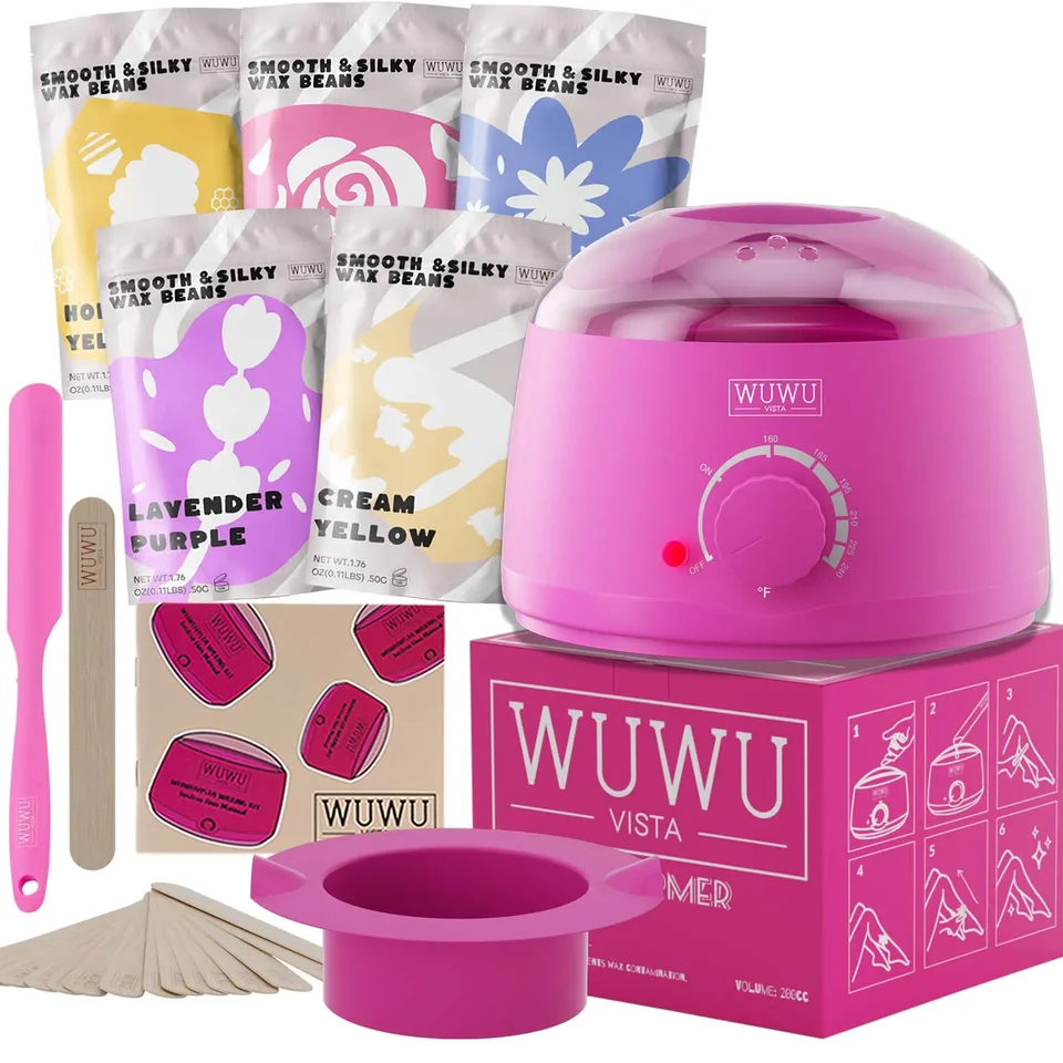 WUWUVISTA 19 Piece Waxing Kit for Smooth Skin