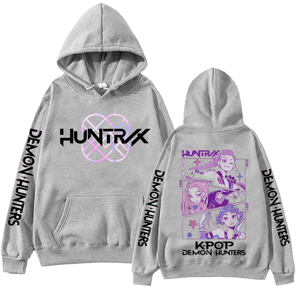 Sweat à Capuche KPOP Demon Hunters Y2K - Unisexe, Style Harajuku, Imprimé Anime, Pour Fans De KPOP Et Streetwear