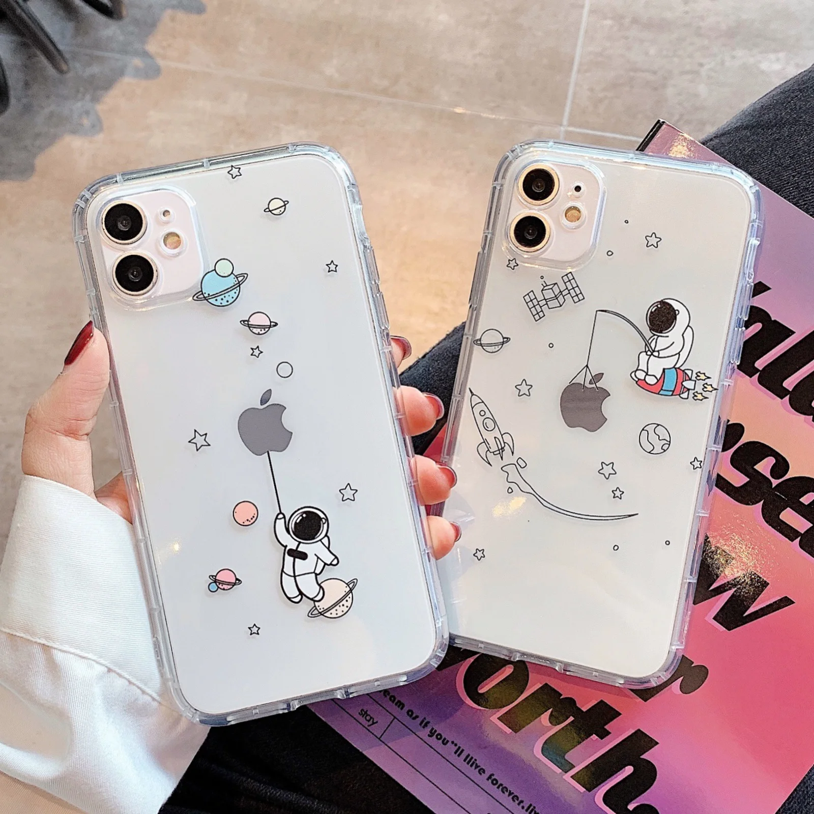 

Clear Phone Case for iPhone 14 Pro Max Plus 5G Soft TPU Smartphone Case Slim Shockproof Phone Case Protection Cover