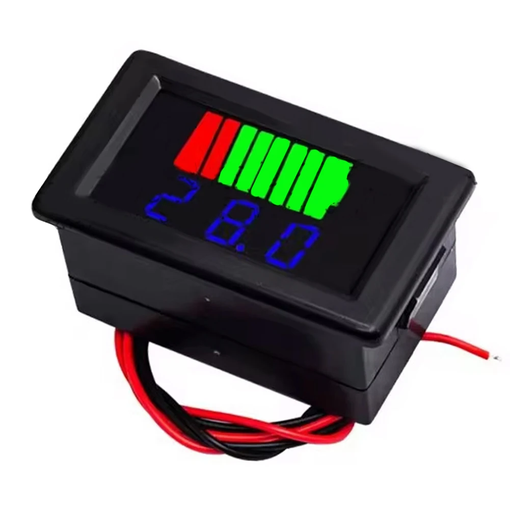 1 Pcs 12V-72V 자동차 해양 오토바이 디지털 전압계 전압 측정기 배터리 게이지 전압계 테스터 모니터 전동 공구