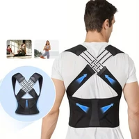 Posture Back Brace Pink Black Adjustable Back Support Strap Corrector to Prevent Spinal Distortion and Hunchback for Men Women 1