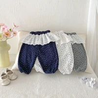 Leggings d'automne pour bébés filles, pantalons longs de style coréen pour nourrissons et tout-petits, vêtements pour enfants de 0 à 3 ans, vêtements d'extérieur à fleurs 3