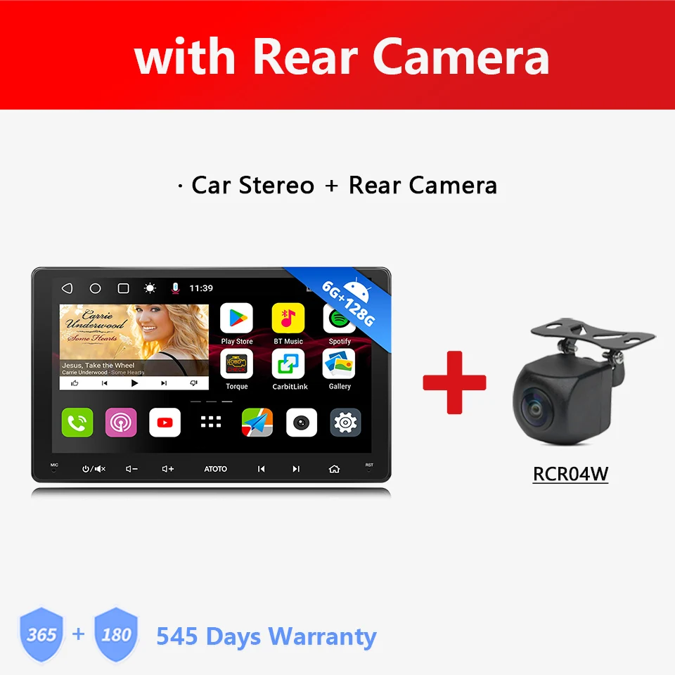 ATOTO 9インチ 6G+128G Androidカーオーディオ タッチスクリーン