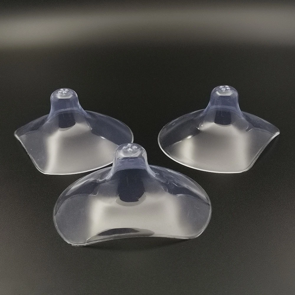 2pcs Silicone Nipple Protectors Breastfeeding Milk Extractor Mothers Nipple Shields Protection Cover