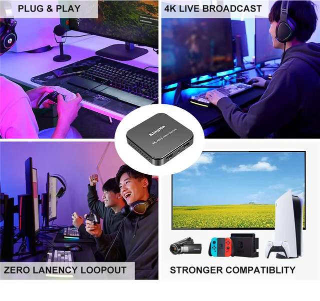 KingMa – carte d'acquisition vidéo Portable USB-C 3.0, enregistrement en  1080p60 ou 4K avec une latence ultra-faible sur le commutateur PS5 PS4 -  AliExpress