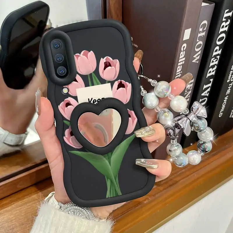 Stay Happy Phone Case Set with Lanyard and Stand - 3 Piece Set
