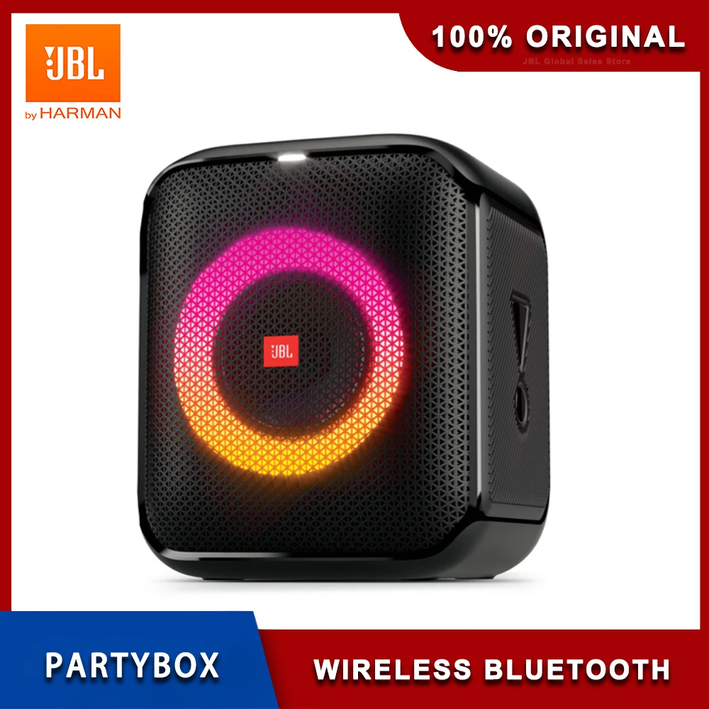 JBL Partybox Encore Altavoz Bluetooth inalámbrico, altavoz portátil de 100W, sonido dinámico incorporado, diseño a prueba de salpicaduras| | AliExpress