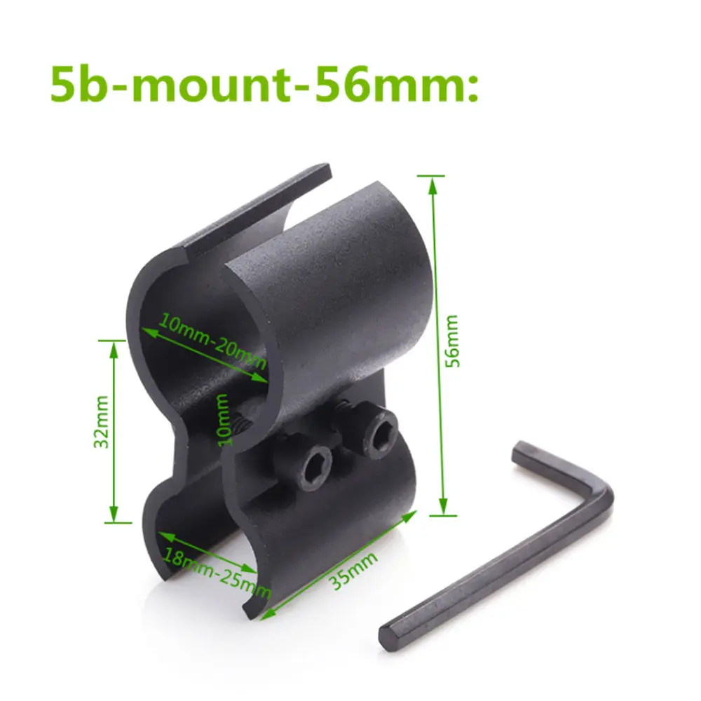 Rifle Scope Mount Tactical Scope Mount Universal Dovetail Rail Clamp Pipe Clamp Scope Sight QQ Bassoon Clip Bracket