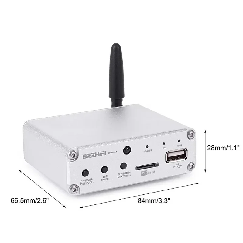 Bluetooth 5.0 Digital TV CD Set-top Box Upgrade ES9018 Audio Decoder Coxial RCA 3.5mm DAC