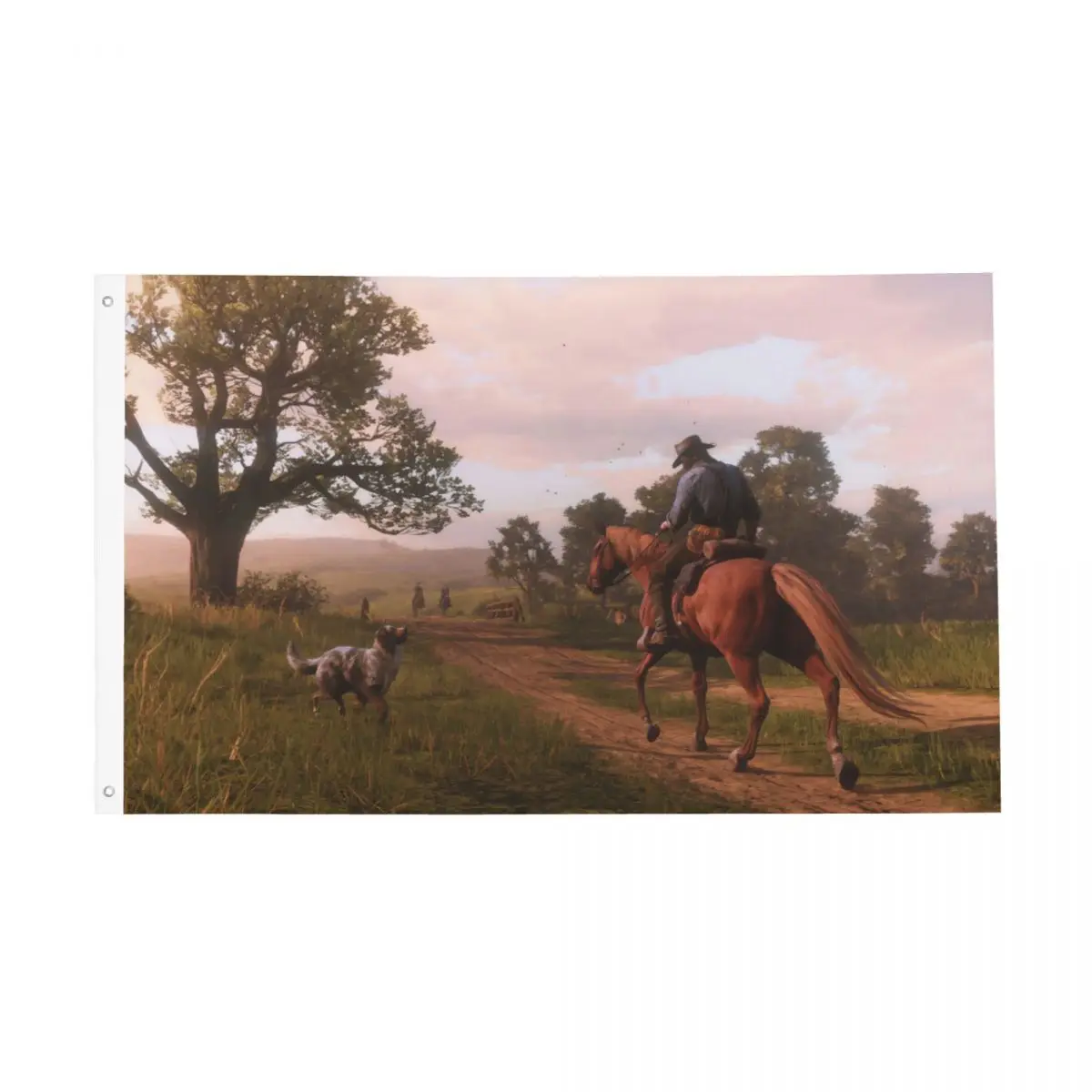 Red Dead Redemption 2 Rdr2 Flag Double Sided Indoor Outdoor Banner Us West Cowboy All Weather Hanging Decoration